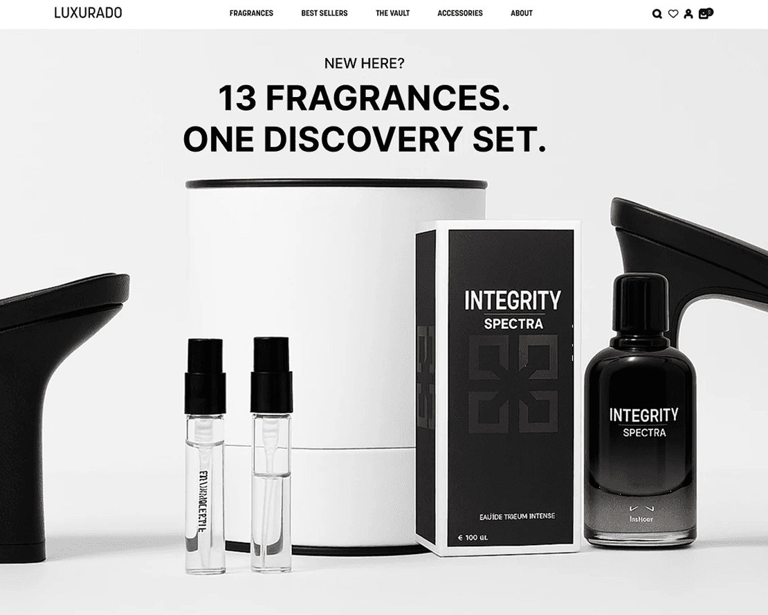 Luxarado — Perfume E-Commerce Website